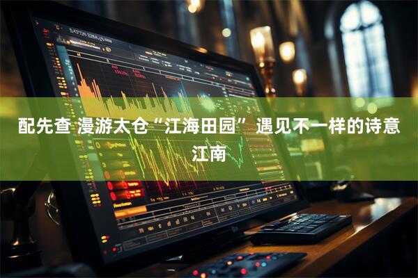 配先查 漫游太仓“江海田园” 遇见不一样的诗意江南