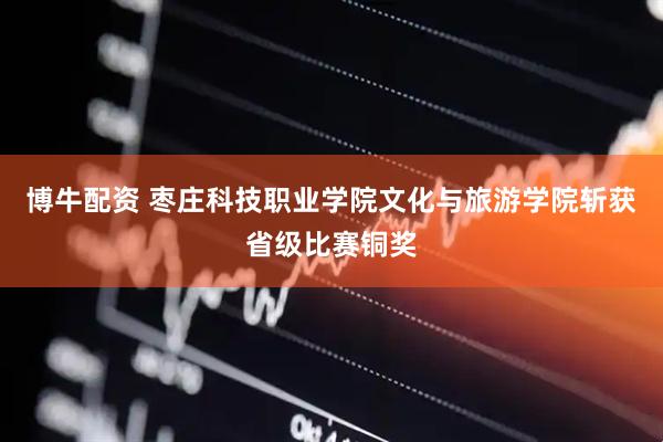 博牛配资 枣庄科技职业学院文化与旅游学院斩获省级比赛铜奖